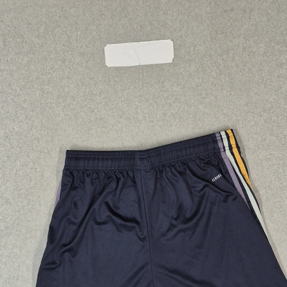 Real Madrid Boy Activewear Shorts 2XL Navy Adidas 2 Athletic Team 2020 Away